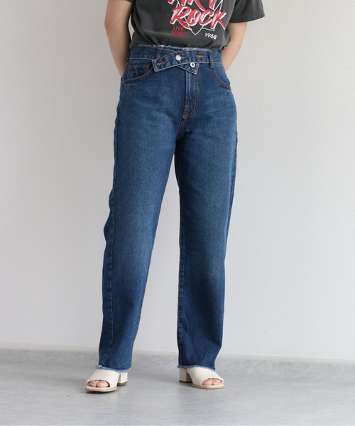cepo（セポ）の「マルチウェイ デニムストレート（デニムパンツ・レディース・ブルー系1/ブラック・S/M/L）」の18枚目の写真
