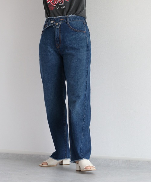 cepo（セポ）の「マルチウェイ デニムストレート（デニムパンツ・レディース・ブルー系1/ブラック・S/M/L）」の8枚目の写真