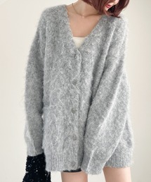 Heather | ボリュームシャギーニットカーディガン　974254(カーディガン/ボレロ)