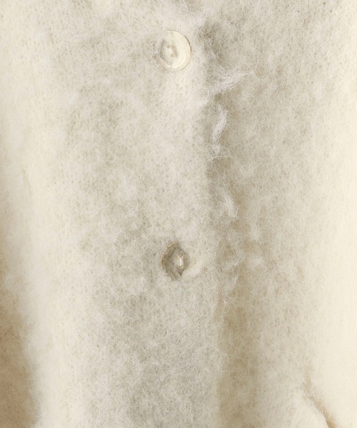 Heather(ヘザー)の「ボリュームシャギーニットカーディガン 974254(カーディガン/ボレロ・レディース・グリーン/ピンク/ベビーピンク/グレー/オフホワイト・FREE)」の16枚目の写真