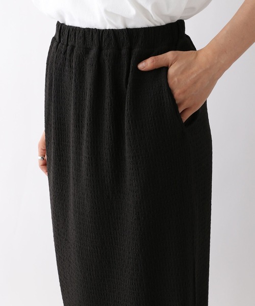 LEPSIM（レプシィム）の「シャーリングジャガードスカート　970459（スカート・レディース・ベージュ/ブラック/チャコールグレー・FREE/TALL）」の20枚目の写真