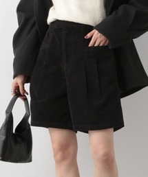 2タック/コーデュロイハーフパンツ