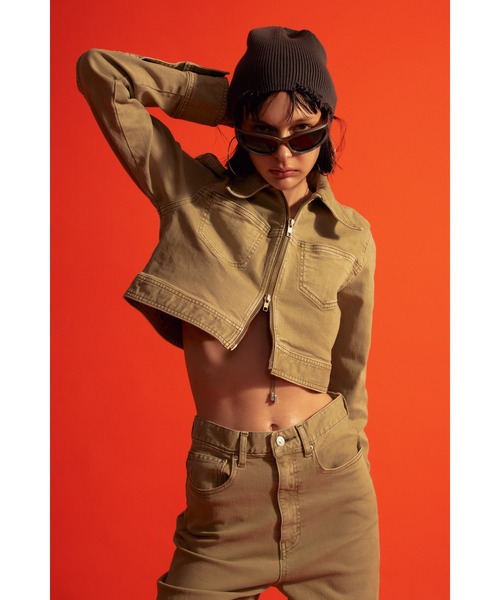SLY（スライ）の「PARCY LOOSE STRAIGHT PT-E パーシー ルーズ