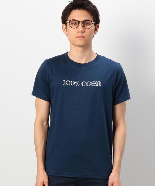 coen（コーエン）の「coenロゴプリントTシャツ（Tシャツ/カットソー・メンズ・ネイビー/ブラック/ホワイト・LARGE/X-LARGE/SMALL/MEDIUM）」の5枚目の写真