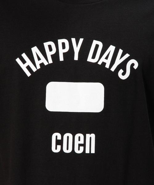 coen（コーエン）の「coenロゴプリントTシャツ（Tシャツ/カットソー・メンズ・ネイビー/ブラック/ホワイト・LARGE/X-LARGE/SMALL/MEDIUM）」の9枚目の写真