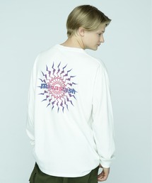 MANASTASH/マナスタッシュ/PUMICE L/S TEE MTN BURST