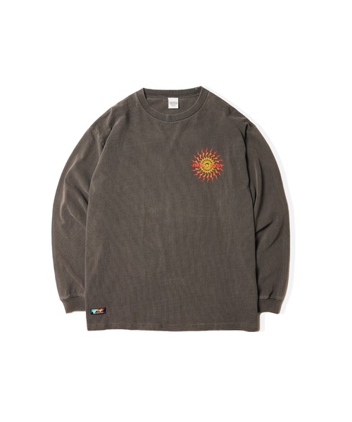 MANASTASH(マナスタッシュ)の「MANASTASH/マナスタッシュ/PUMICE L/S TEE MTN BURST(Tシャツ/カットソー・メンズ・ブラック/オレンジ/ホワイト・M/L/XL/2XL)」の13枚目の写真