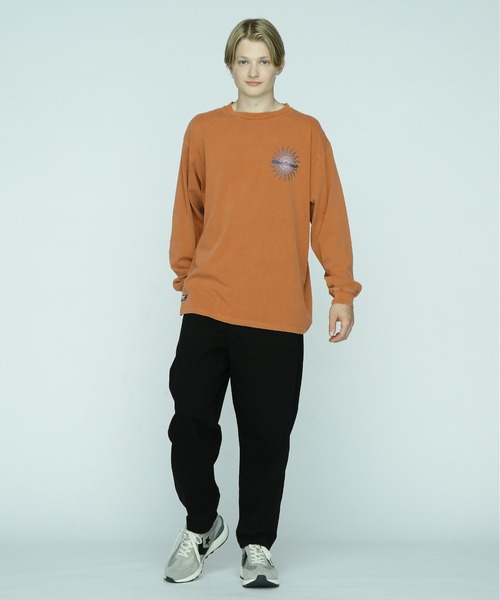 MANASTASH(マナスタッシュ)の「MANASTASH/マナスタッシュ/PUMICE L/S TEE MTN BURST(Tシャツ/カットソー・メンズ・ブラック/オレンジ/ホワイト・M/L/XL/2XL)」の19枚目の写真