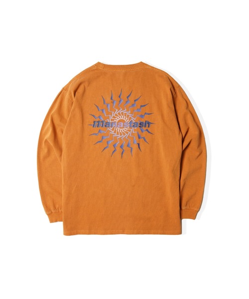 MANASTASH(マナスタッシュ)の「MANASTASH/マナスタッシュ/PUMICE L/S TEE MTN BURST(Tシャツ/カットソー・メンズ・ブラック/オレンジ/ホワイト・M/L/XL/2XL)」の20枚目の写真