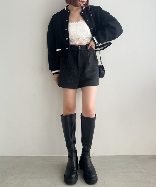 Heather（ヘザー）の「ヘリンボーンショートパンツ 981625（その他