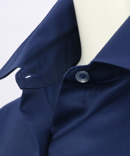 TOKYO SHIRTS(トウキョウシャツ)の「形態安定ノーアイロン レギュラー 長袖ビジネスワイシャツ(ビジネスシャツ・レディース・ネイビー・M/S/LL/L/XL)」の2枚目の写真