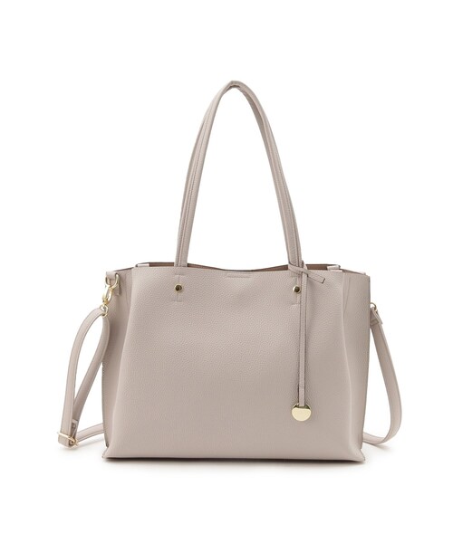 SHOO・LA・RUE（シューラルー）の「◆【軽量／2WAY／A4】ふわっと軽いトートバッグ（トートバッグ・レディース・サンドベージュ/ブラック/グレー・00）」の20枚目の写真