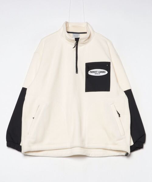 FLEECE HALF ZIP PULLOVER/フリースハーフジッププルオーバー