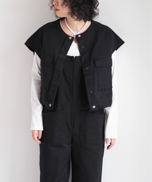 cepo（セポ）の「チノ ドロストショートベスト（ベスト）」 - WEAR