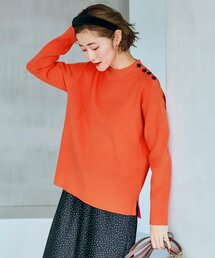 ◆【洗える】大人気！毛玉軽減ハイネックプルオーバー
