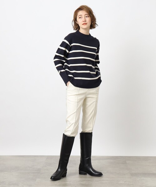 grove(グローブ)の「◆【洗える】大人気!毛玉軽減ハイネックプルオーバー(ニット/セーター・レディース・ブルー系その他4/ナチュラル/オレンジ/アイボリー系2・03/02/01/05/04)」の14枚目の写真