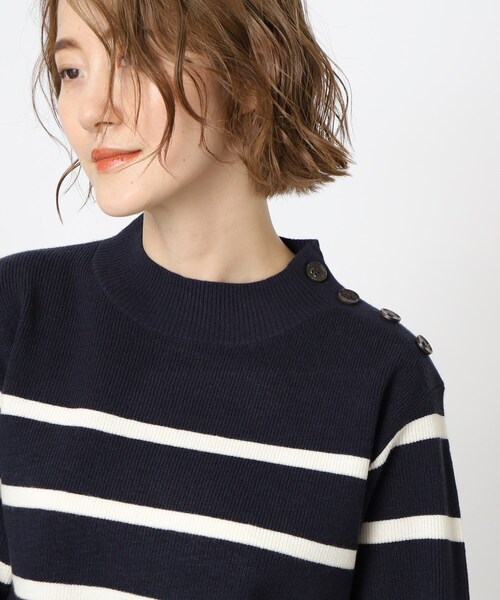 grove(グローブ)の「◆【洗える】大人気!毛玉軽減ハイネックプルオーバー(ニット/セーター・レディース・ブルー系その他4/ナチュラル/オレンジ/アイボリー系2・03/02/01/05/04)」の12枚目の写真