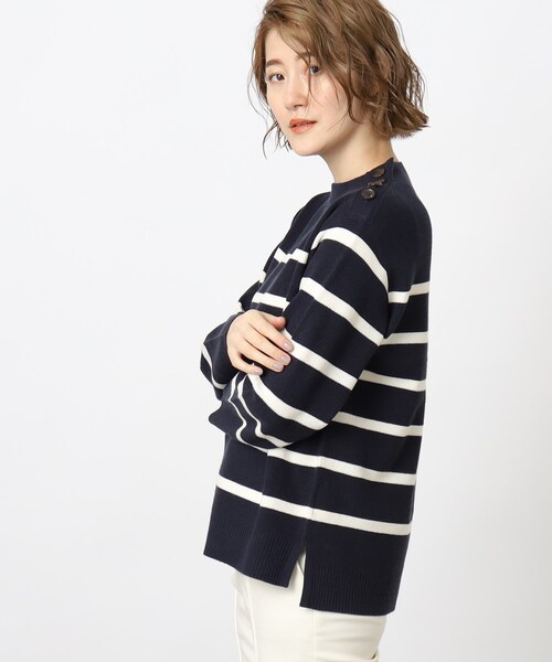 grove(グローブ)の「◆【洗える】大人気!毛玉軽減ハイネックプルオーバー(ニット/セーター・レディース・ブルー系その他4/ナチュラル/オレンジ/アイボリー系2・03/02/01/05/04)」の11枚目の写真