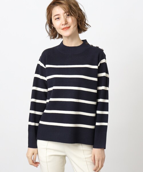 grove(グローブ)の「◆【洗える】大人気!毛玉軽減ハイネックプルオーバー(ニット/セーター・レディース・ブルー系その他4/ナチュラル/オレンジ/アイボリー系2・03/02/01/05/04)」の8枚目の写真