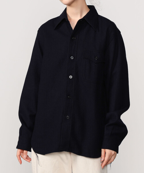 Buzz Rickson's(バズリクソンズ)の「BUZZ RICKSON'S | C.P.O.シャツ WOMEN(シャツ/ブラウス・レディース・ネイビー・38)」の3枚目の写真