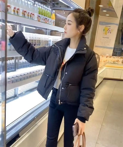 Ritzy(リッツィー)の「ショート丈 エコダウンジャケット(ダウンジャケット/コート・レディース・ブラック/ワイン/ベージュ/ホワイト・M/L/XL)」の7枚目の写真