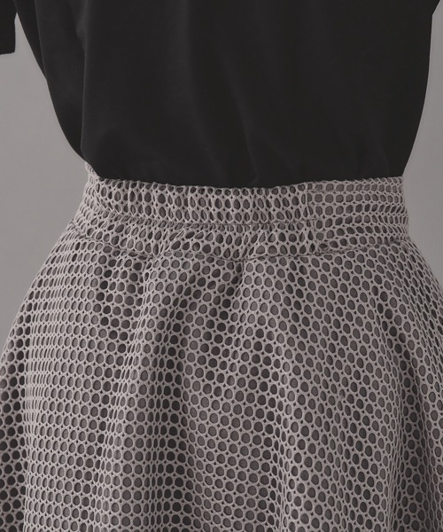 emiriawiz(エミリアウィズ)の「Luxury organdy flare skirt(スカート・レディース・グレー/ブラック・MEDIUM/SMALL)」の10枚目の写真