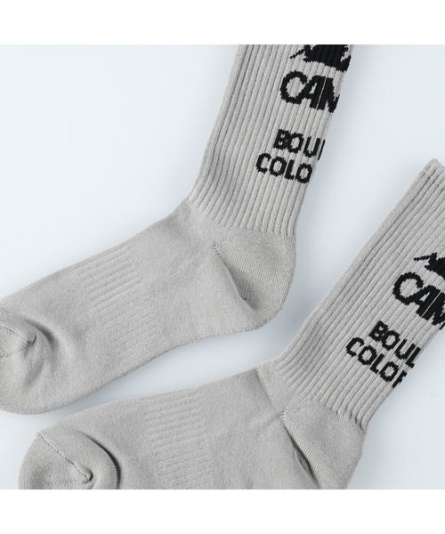 CAMP7（キャンプセブン）の「【CAMP7】「MVS」ロゴソックス 3足セット