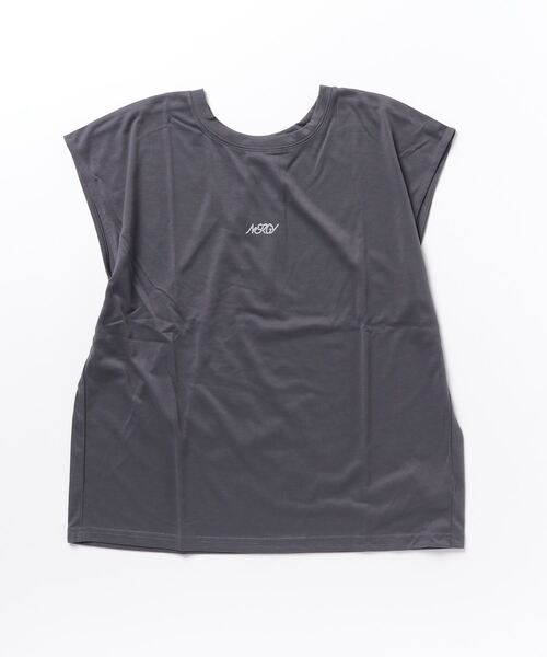 NERGY（ナージー）の「【別注】ナージージャパン NERGY ロゴボックスタックTシャツ_ 限定コラボ（Tシャツ/カットソー・レディース・グレー/ホワイト/ピンク・FREE）」の2枚目の写真