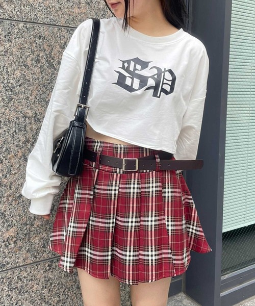 SPIGA(スピーガ)の「SPロゴショート丈スウェット(Tシャツ/カットソー・レディース・ブラック/ホワイト/グレー・FREE)」の5枚目の写真