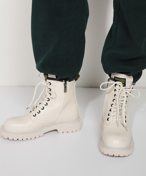 22.5cm-25cm】トラックソール レースアップブーツ レディース
