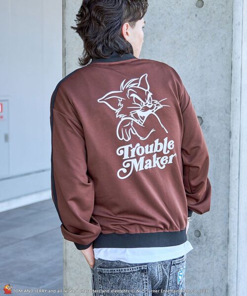 トムとジェリー　ジェリー アンド タフィー｜トラックジャケット　XL TJ-MNY0178-BE-M.jpg