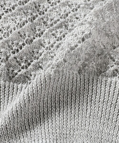 Ray BEAMS（レイビームス）の「BOUSSOLE × Ray BEAMS / 別注 ショート スリーブ カーディガン（カーディガン/ボレロ・レディース・ピンク/シルバー・ONE SIZE）」の4枚目の写真