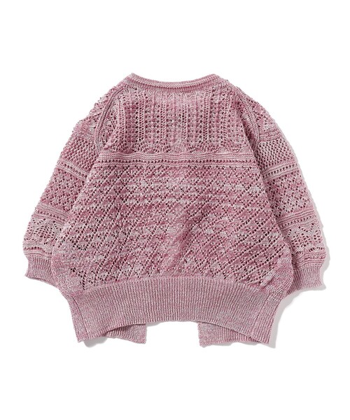 Ray BEAMS（レイビームス）の「BOUSSOLE × Ray BEAMS / 別注 ショート スリーブ カーディガン（カーディガン/ボレロ・レディース・ピンク/シルバー・ONE SIZE）」の16枚目の写真