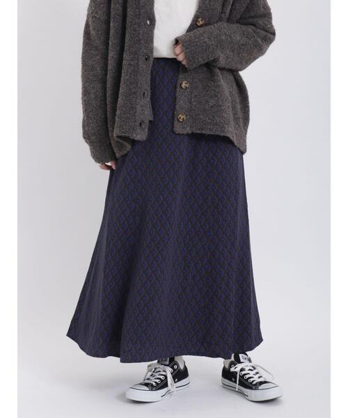 Samansa Mos2（サマンサ モスモス）の「【帯電防止】柄アソートスッキリストレートスカート（スカート・レディース・ブラック/レッド/ベージュ/ブルー・F）」の3枚目の写真