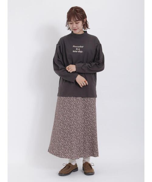 Samansa Mos2（サマンサ モスモス）の「【帯電防止】柄アソートスッキリストレートスカート（スカート・レディース・ブラック/レッド/ベージュ/ブルー・F）」の11枚目の写真