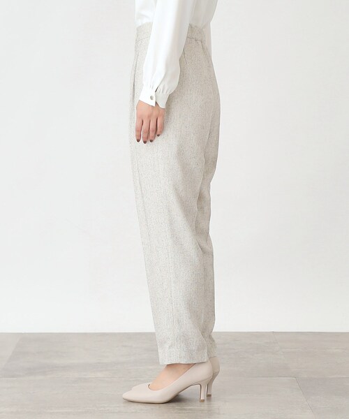 THE SHOP TK （ザ ショップ ティーケー ）の「◆【セレモニー/入卒/SETUP可/洗える】ツイードストレートパンツ（その他パンツ・レディース・ホワイト系6/ネイビー系3/ブルー系その他5・12/13）」の8枚目の写真