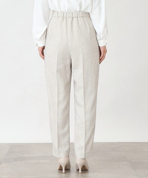 THE SHOP TK （ザ ショップ ティーケー ）の「◆【セレモニー/入卒/SETUP可/洗える】ツイードストレートパンツ（その他パンツ・レディース・ホワイト系6/ネイビー系3/ブルー系その他5・12/13）」の7枚目の写真