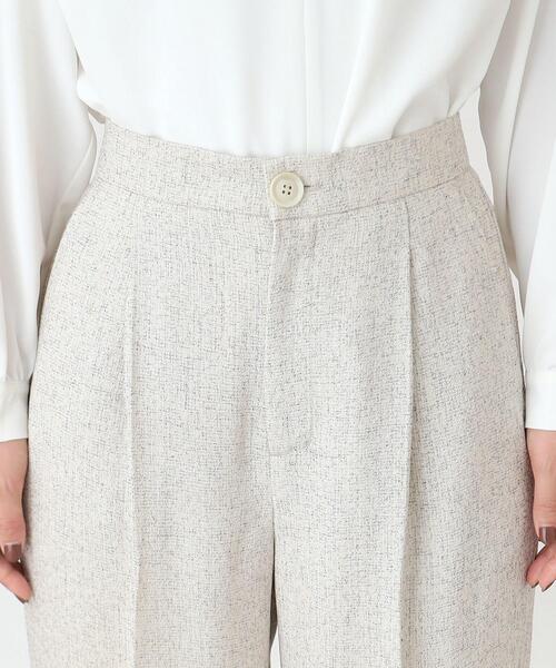 THE SHOP TK （ザ ショップ ティーケー ）の「◆【セレモニー/入卒/SETUP可/洗える】ツイードストレートパンツ（その他パンツ・レディース・ホワイト系6/ネイビー系3/ブルー系その他5・12/13）」の10枚目の写真