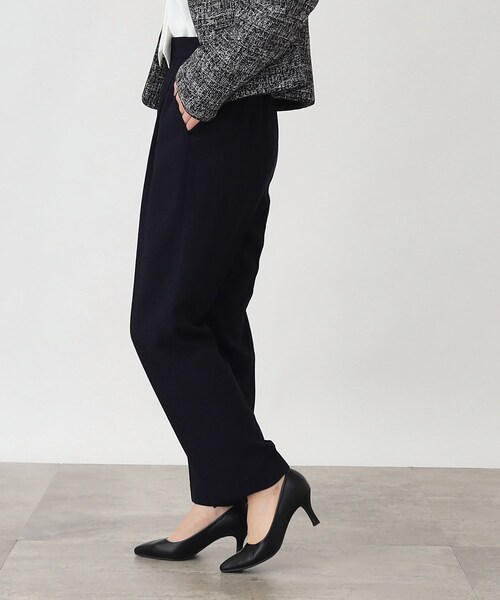 THE SHOP TK （ザ ショップ ティーケー ）の「◆【セレモニー/入卒/SETUP可/洗える】ツイードストレートパンツ（その他パンツ・レディース・ホワイト系6/ネイビー系3/ブルー系その他5・12/13）」の14枚目の写真