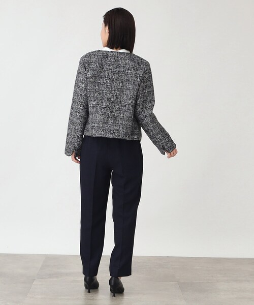 THE SHOP TK （ザ ショップ ティーケー ）の「◆【セレモニー/入卒/SETUP可/洗える】ツイードストレートパンツ（その他パンツ・レディース・ホワイト系6/ネイビー系3/ブルー系その他5・12/13）」の15枚目の写真
