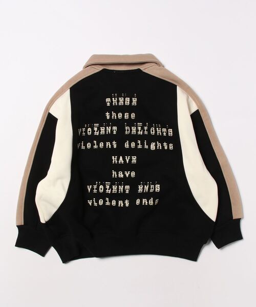 aimoha(アイモハ)の「【aimoha-KIDS-】子供服 ユニセックスPOLO襟スウェット(スウェット・キッズ・ダークグレー/ブラック・110/130/150/140/160/120)」の3枚目の写真