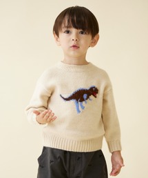 モチーフジャガードニット