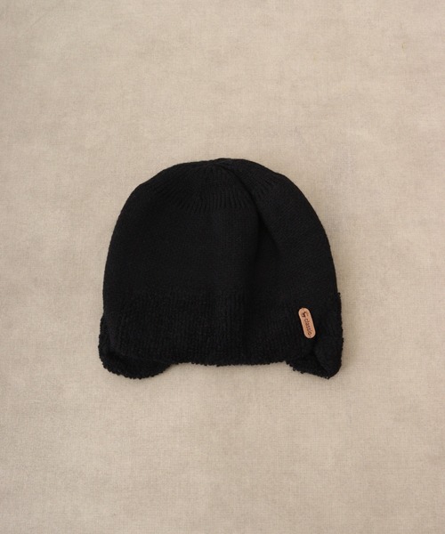 FUNALIVE（ファンアライブ）の「JON ニット帽子　耳当て（ニットキャップ/ビーニー・メンズ・ブルー/ホワイト/ブラック/ネイビー/レッド/グレー/ブラウン・FREE）」の9枚目の写真