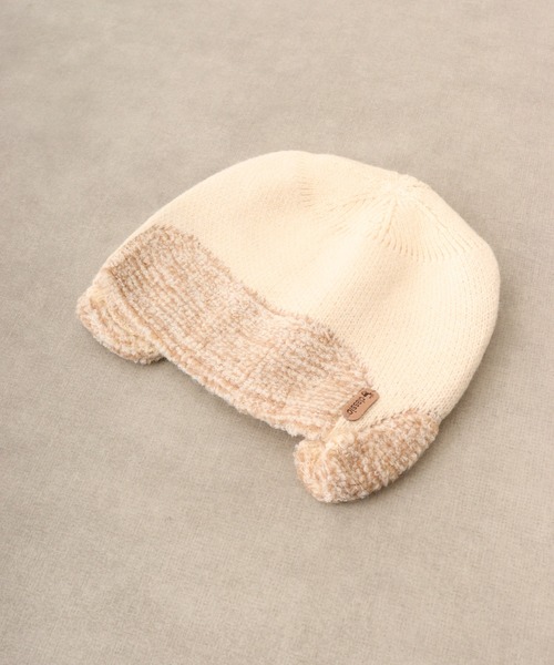 FUNALIVE（ファンアライブ）の「JON ニット帽子　耳当て（ニットキャップ/ビーニー・メンズ・ブルー/ホワイト/ブラック/ネイビー/レッド/グレー/ブラウン・FREE）」の15枚目の写真