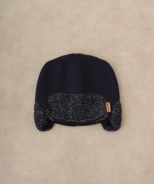 FUNALIVE（ファンアライブ）の「JON ニット帽子　耳当て（ニットキャップ/ビーニー・メンズ・ブルー/ホワイト/ブラック/ネイビー/レッド/グレー/ブラウン・FREE）」の12枚目の写真