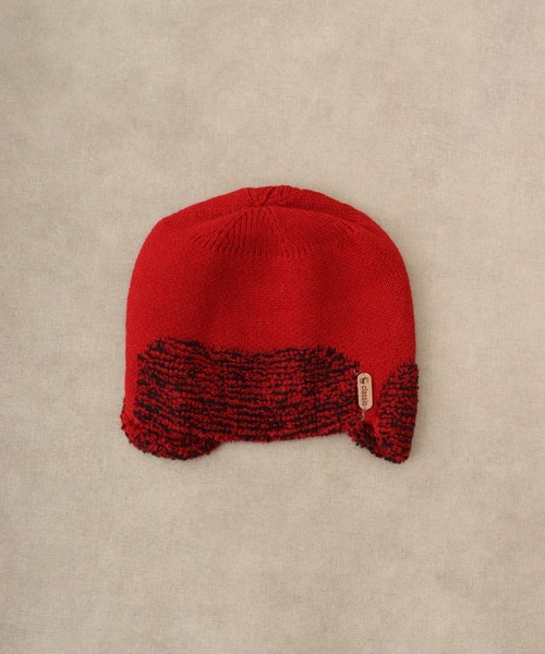 FUNALIVE（ファンアライブ）の「JON ニット帽子　耳当て（ニットキャップ/ビーニー・メンズ・ブルー/ホワイト/ブラック/ネイビー/レッド/グレー/ブラウン・FREE）」の14枚目の写真