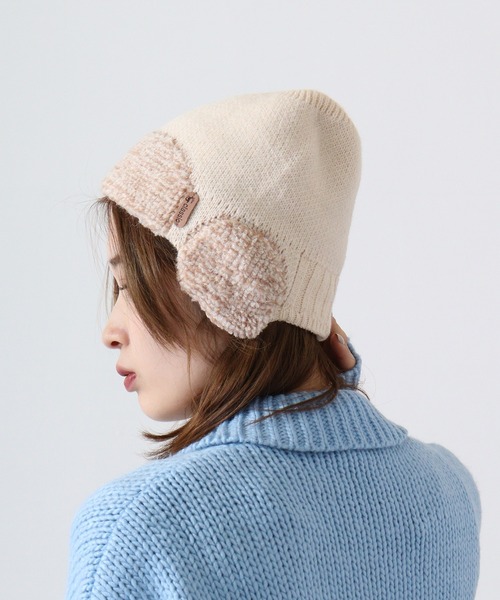 FUNALIVE（ファンアライブ）の「JON ニット帽子　耳当て（ニットキャップ/ビーニー・メンズ・ブルー/ホワイト/ブラック/ネイビー/レッド/グレー/ブラウン・FREE）」の21枚目の写真