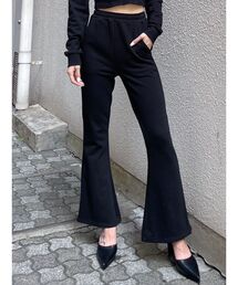 GYDA | HEM ZIP スウェット フレアパンツ(スウェットパンツ)