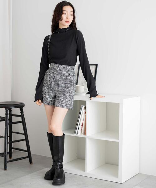 WEGO(ウィゴー)の「WEGO/カラーメロウロンT(Tシャツ/カットソー・レディース・ブラック/ホワイト/サックスブルー・FREE)」の22枚目の写真