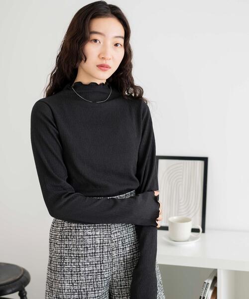 WEGO(ウィゴー)の「WEGO/カラーメロウロンT(Tシャツ/カットソー・レディース・ブラック/ホワイト/サックスブルー・FREE)」の8枚目の写真